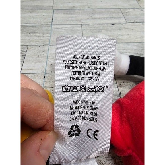 Disney 14" Mickey Mouse Plush Stuffed Animal EUC - Picture 4 of 5